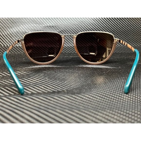 SALE! BURBERRY 54MM SILVER BROWN SUNGLASSES - Picture 4 of 4